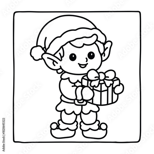 Kids-Bold & Easy Christmas Coloring Book, cute candle with holly bold & easy cute christmas coloring page, Christmas Coloring Pages, bold & easy cozy winter coloring book pages, victor art. line art 