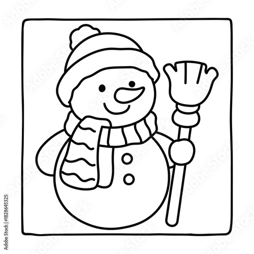 Kids-Bold & Easy Christmas Coloring Book, cute candle with holly bold & easy cute christmas coloring page, Christmas Coloring Pages, bold & easy cozy winter coloring book pages, victor art. line art 