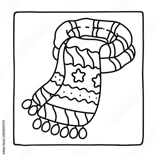 Kids-Bold & Easy Christmas Coloring Book, cute candle with holly bold & easy cute christmas coloring page, Christmas Coloring Pages, bold & easy cozy winter coloring book pages, victor art. line art 