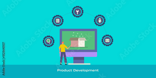 Company people evaluates product development cycle. Tracing each stages for optimized product growth.