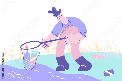 Environment care Ecology concept.