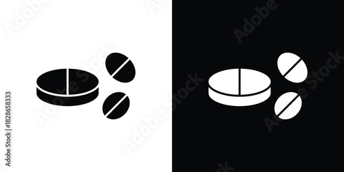 Medicine icons symbol for web and mobile filled vector isolated