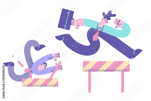 Leadership, Business success, achievement concept