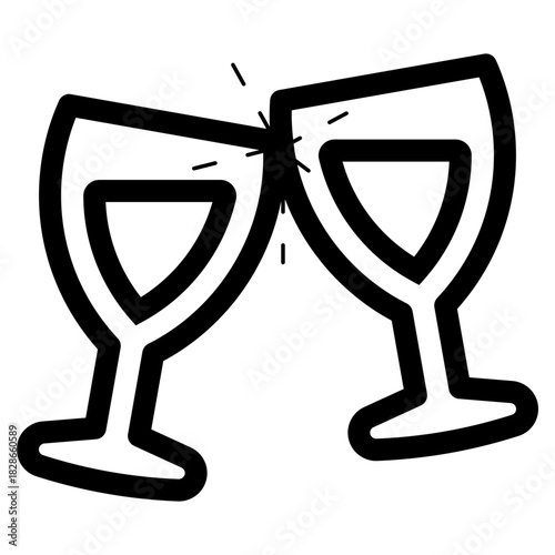 alcohol champagne cheers drinks icon