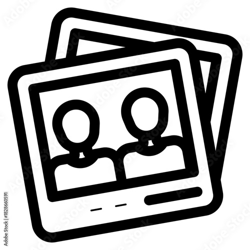 couple on photograph icon