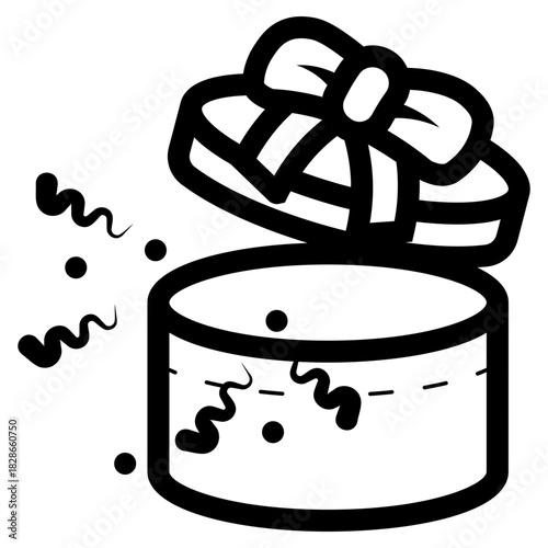 surprise gift box icon