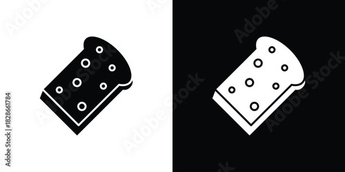 Sandwich icons symbol for web and mobile filled vector isolated