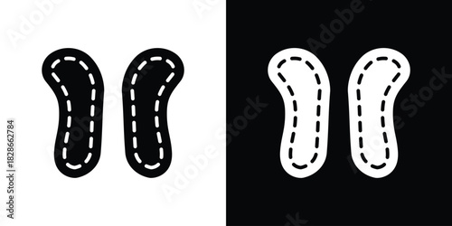 Soles icons symbol for web and mobile filled vector isolated
