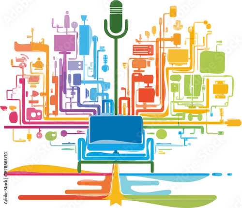 Voice AI Command Hub: A Symphony of Technology and Imagination