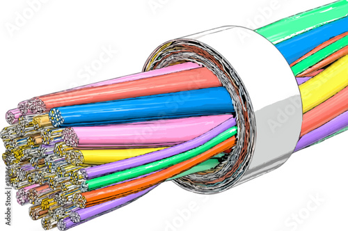 Vibrant Cable Spectrum: A Colorful Journey Through the Fiber Optic World