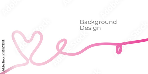Valentine’s Day Gradient Hearts and Geometric Lines for Modern Social Media Graphics