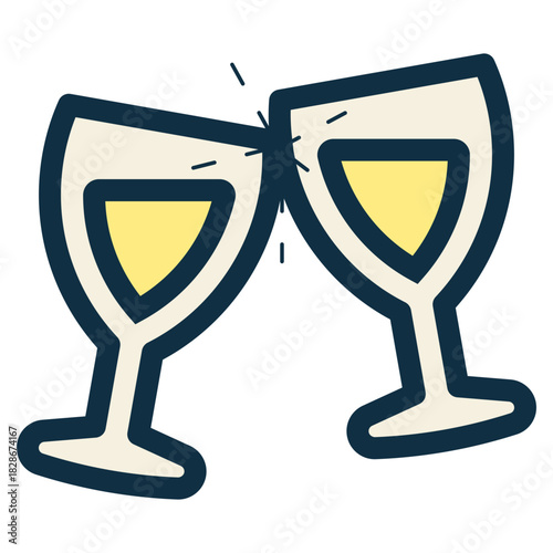 alcohol champagne cheers drinks icon