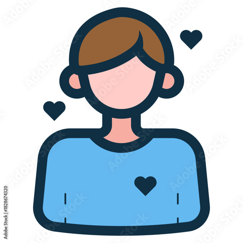 man in love icon
