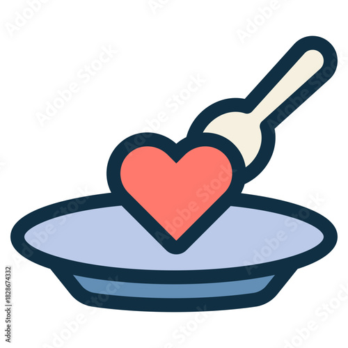 romantic dinner icon