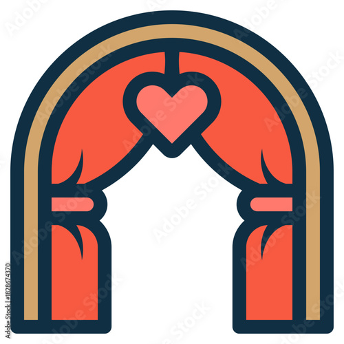 wedding arch icon