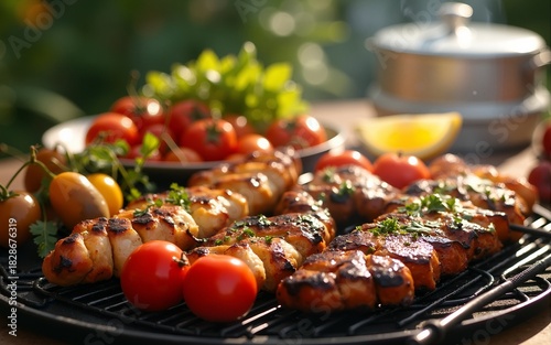 Summertime grill party. High quality