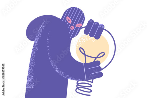 Plagiarism and thieving ideas concept