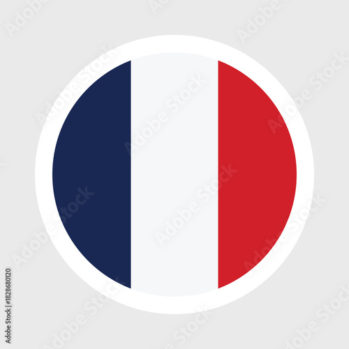 French Flag Icon – Circular Blue White Red Tricolor Free Download French Flag Icon – Circular Blue White Red Tricolor - GFXLoad