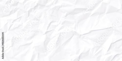 crumpled paper background. Clean crumple paper texture, wrinkled, abstract background