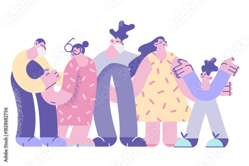 People Wearing protective medical masks covid-19 concept.