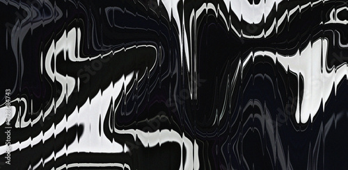 Modern abstract design with flowing black and white lines perfect for backgrounds and creative projects, adding a touch of elegance and artistic flair