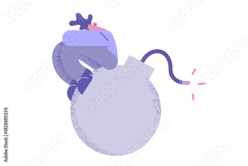 Business danger and risks concept.