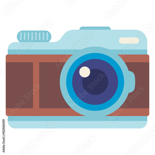 photography camera device flat icon