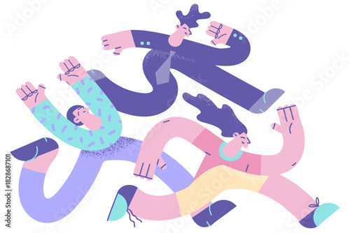 Business competition and contest concept