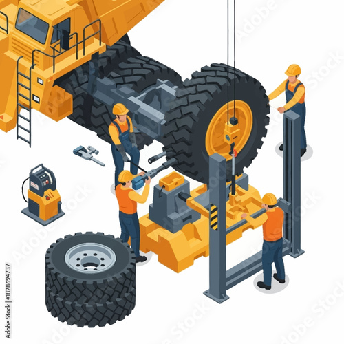 Heavy Duty Truck Tire Replacement Service and Maintenance.