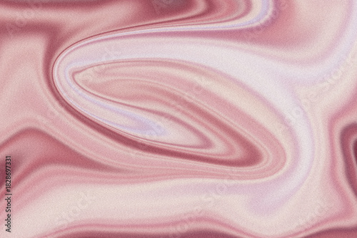 Luxurious Rose Gold Grainy Abstract Background with Smooth Fluid Swirls