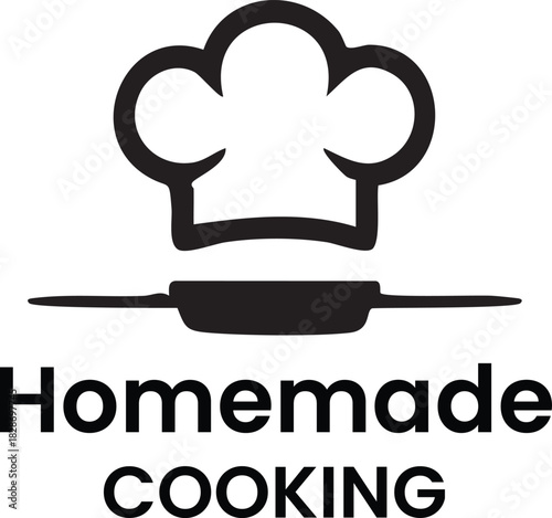 Homemade Cooking Bowl and Whisk Logo Vector – Mixing Food Emblem for Recipes