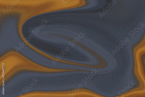 Abstract Fluid Gradient Gold Dark Blue Grainy Textured Dynamic Artistic Backdrop