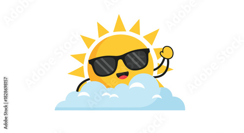 A happy groundhog or beaver character is emerging from its burrow and giving a confident thumbs up.