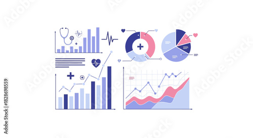 comprehensive health data analysis with graphical representations of medical