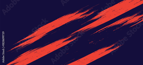 Halftone dots red and blue color pattern gradient grunge texture background. Pop art dot comic style vector illustration. Grunge vector dots, eps10.