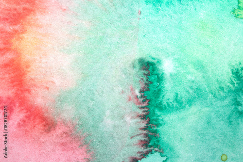 A Colourful Watercolour Paint Brush Stroke for Background