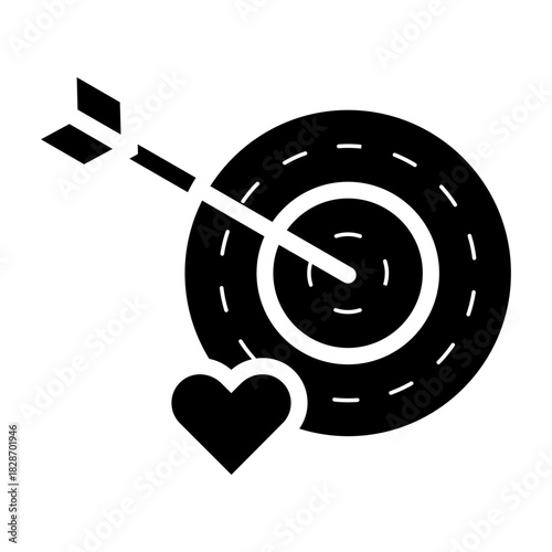 right on target glyph icon