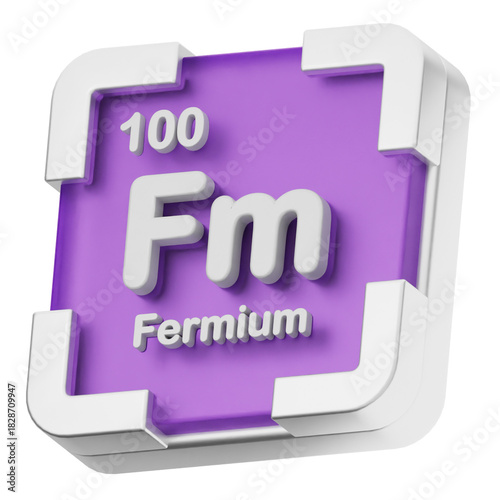 3d periodic table fermium science chemical element