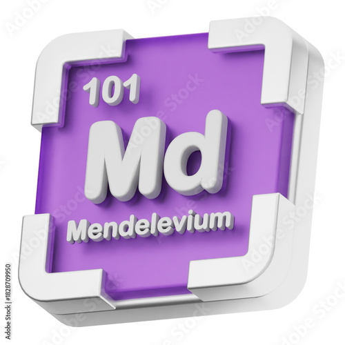 3d periodic table mendelevium science chemical element