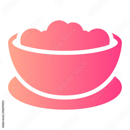breakfast gradient icon