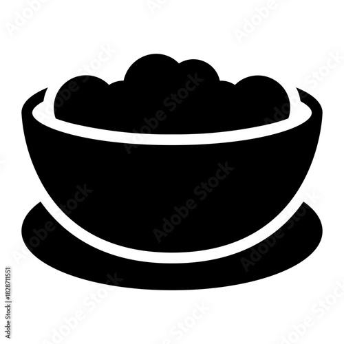 breakfast glyph icon