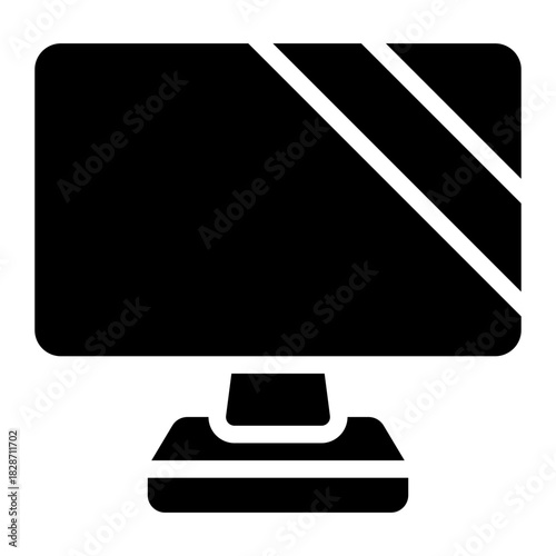 television glyph icon
