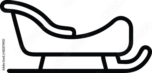 Sled Snow Ride Winter Activity Art