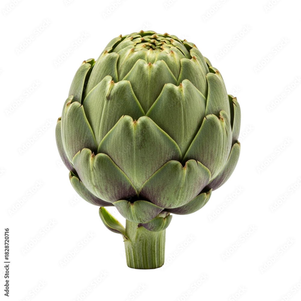 Obraz premium Culinary Artichoke Ingredient Isolated on Transparent Background 