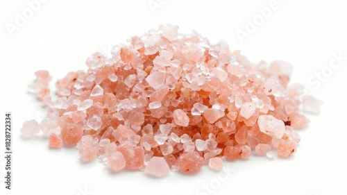Wallpaper Mural Video A pile of pink Himalayan salt sits atop a white surface, perfect for decorative use or as a unique accent Torontodigital.ca