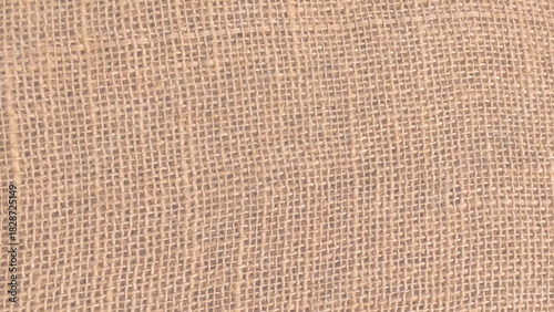 Coarse natural burlap fabric. The texture of natural burlap. 