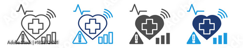 health sensor  icon set multiple style