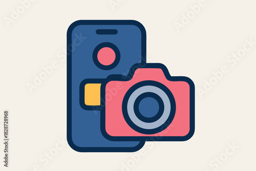 Bright Phone Screen Displaying Content