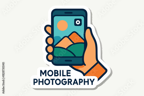 Bright Phone Screen Displaying Content