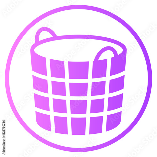 laundry gradient icon